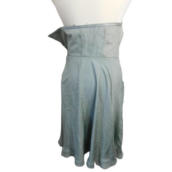 Coast Size 12 Silk Beaded Strapless Lined Formal Evening Cocktail Dress NWT - Picture 3 of 4